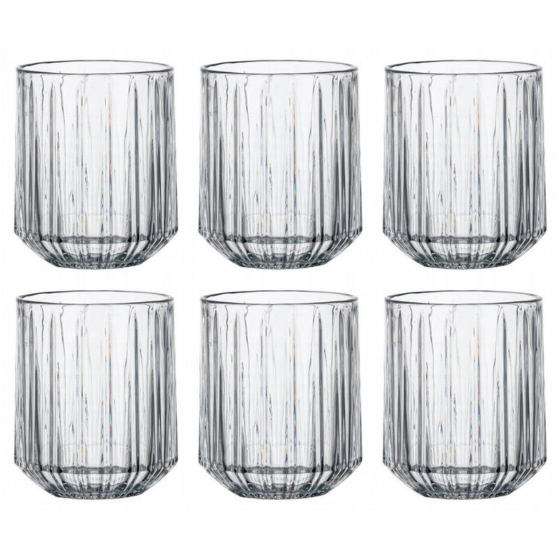 Set 6 pahare Whisky Stretto, sticla, 320 ml