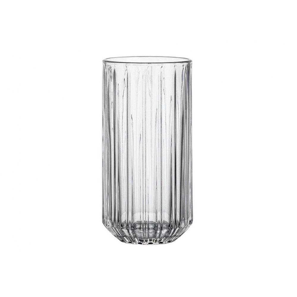 Set 6 pahare apa Stretto, long, sticla, 390 ml