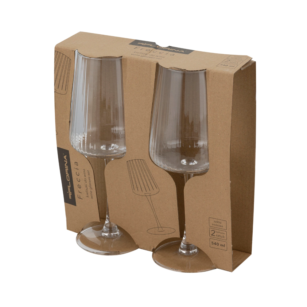 Set 2 pahare vin Freccia, 540 ml