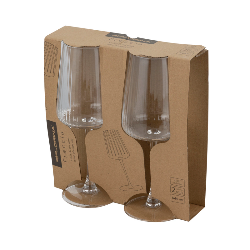 Set 2 pahare vin Freccia, 540 ml