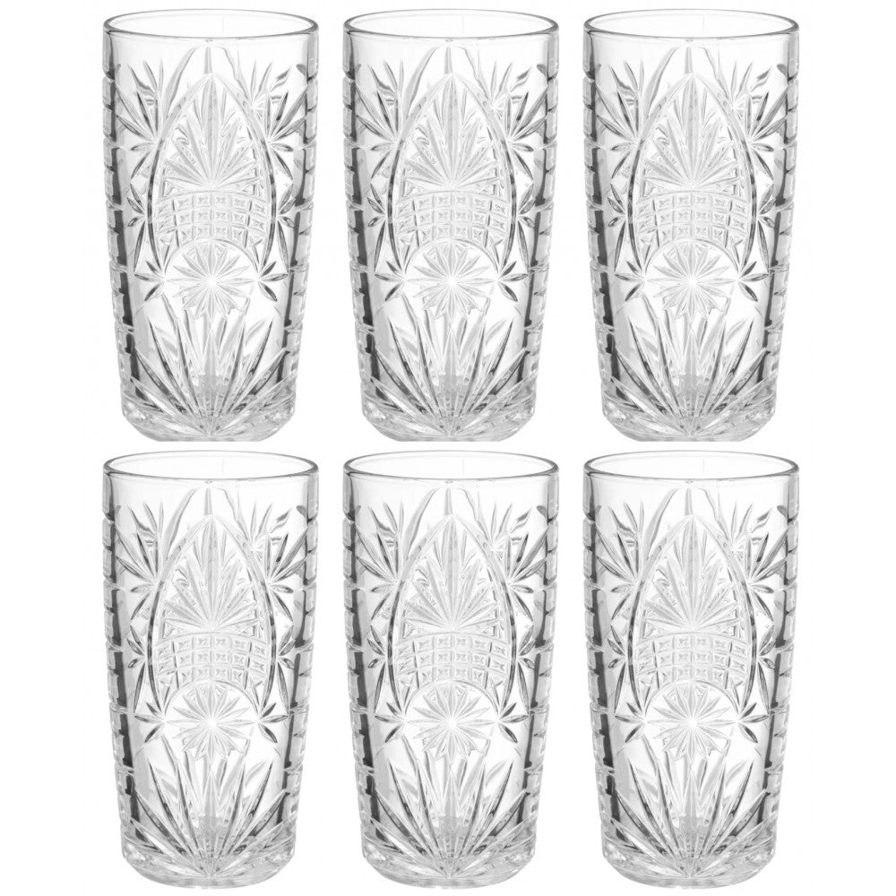 Set 6 pahare Ayla long, sticla, 350 ml, 8.2 x h 14.5 cm, 3560233839046