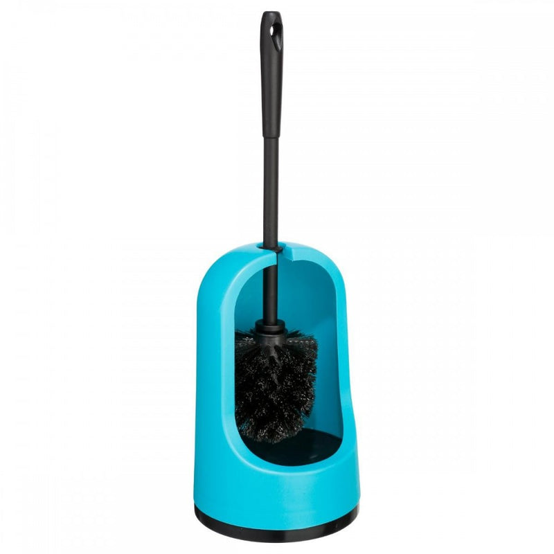Perie WC Brosse, albastru, plastic,13.5x41cm