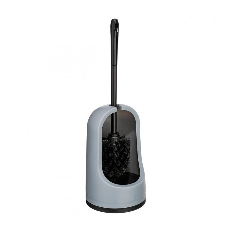 Perie WC Brosse, gri, plastic, 13.5 x 41 cm