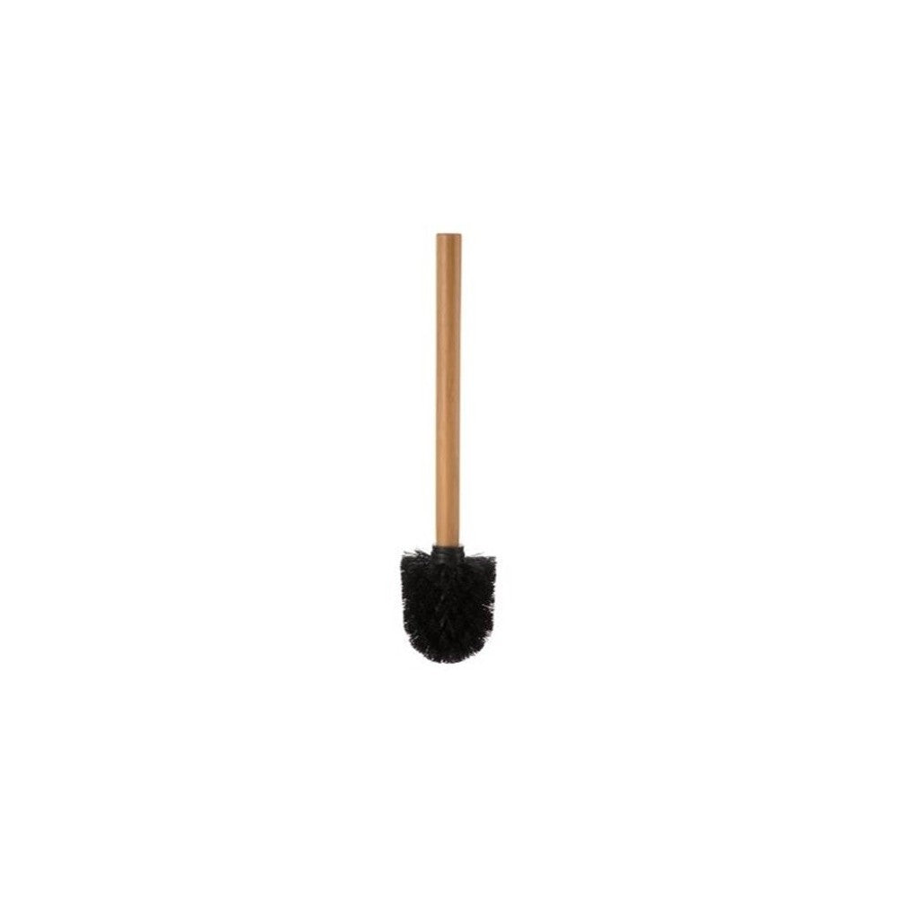 Perie WC Black bamboo, suport 11.6 x 38 cm