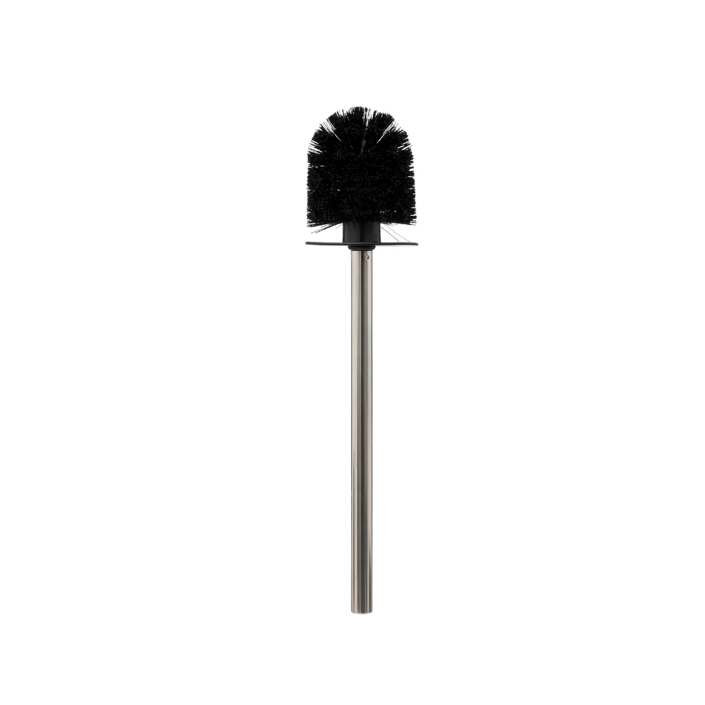 Perie wc Khol, ceramica, negru, 40 x 12 x H 12 cm