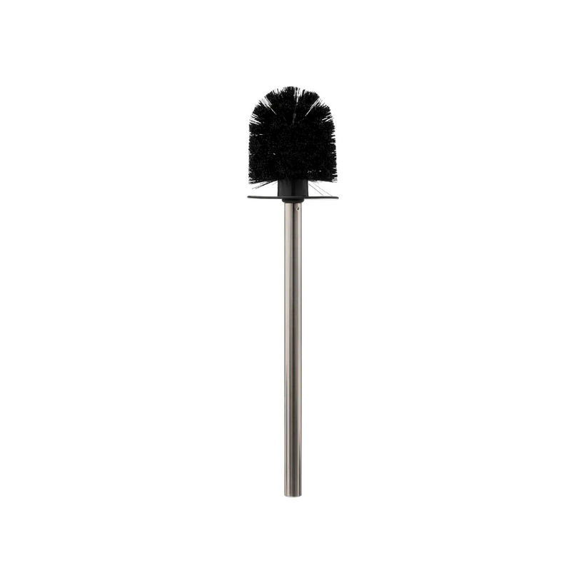 Perie wc Khol, ceramica, negru, 40 x 12 x H 12 cm