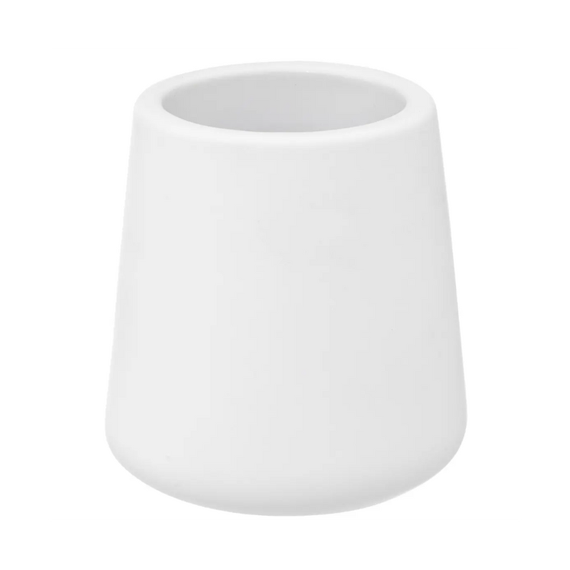 Perie WC Cotton White, ceramica, 12 x 12 x H 40 cm