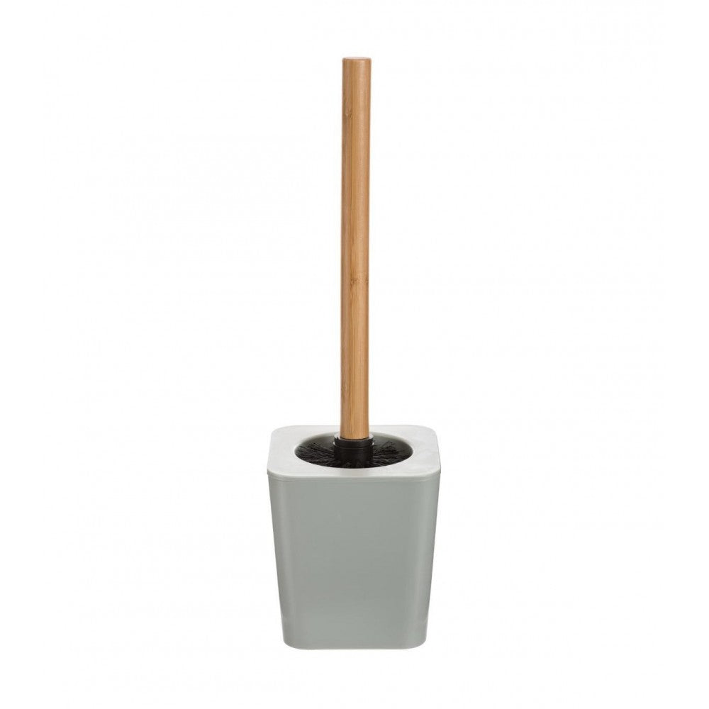 Perie WC Natureo Blanc, maner bambus, 11.6x38 cm