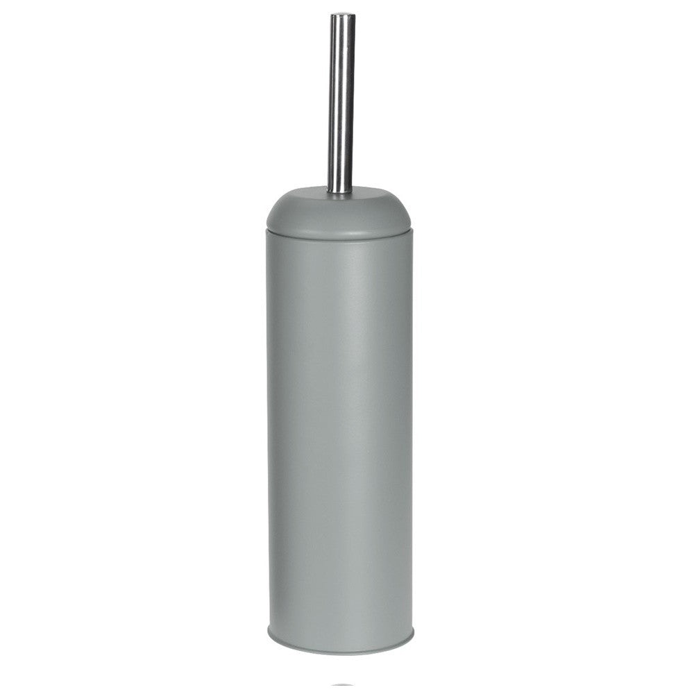 Perie WC Retro Steel Green, otel, 9x40 cm