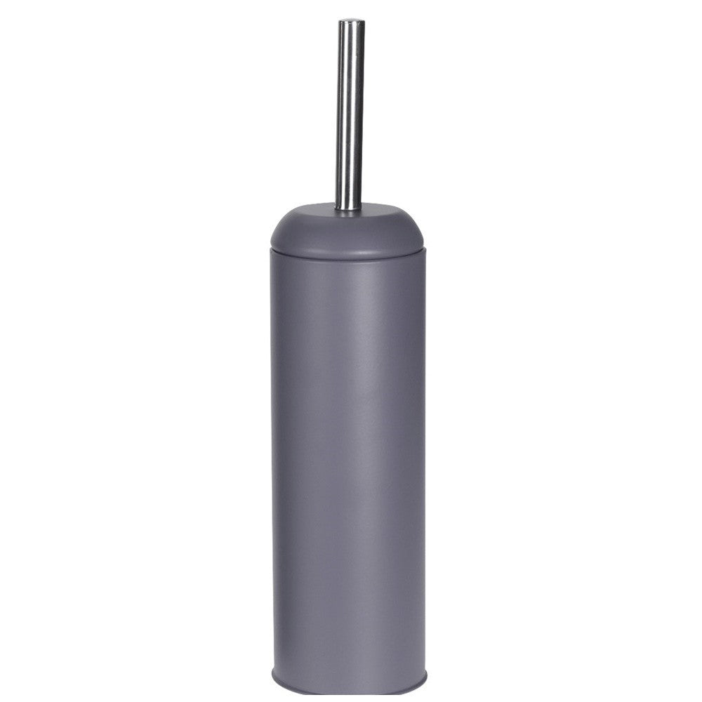 Perie WC Retro Steel Gray, otel, 9x40 cm