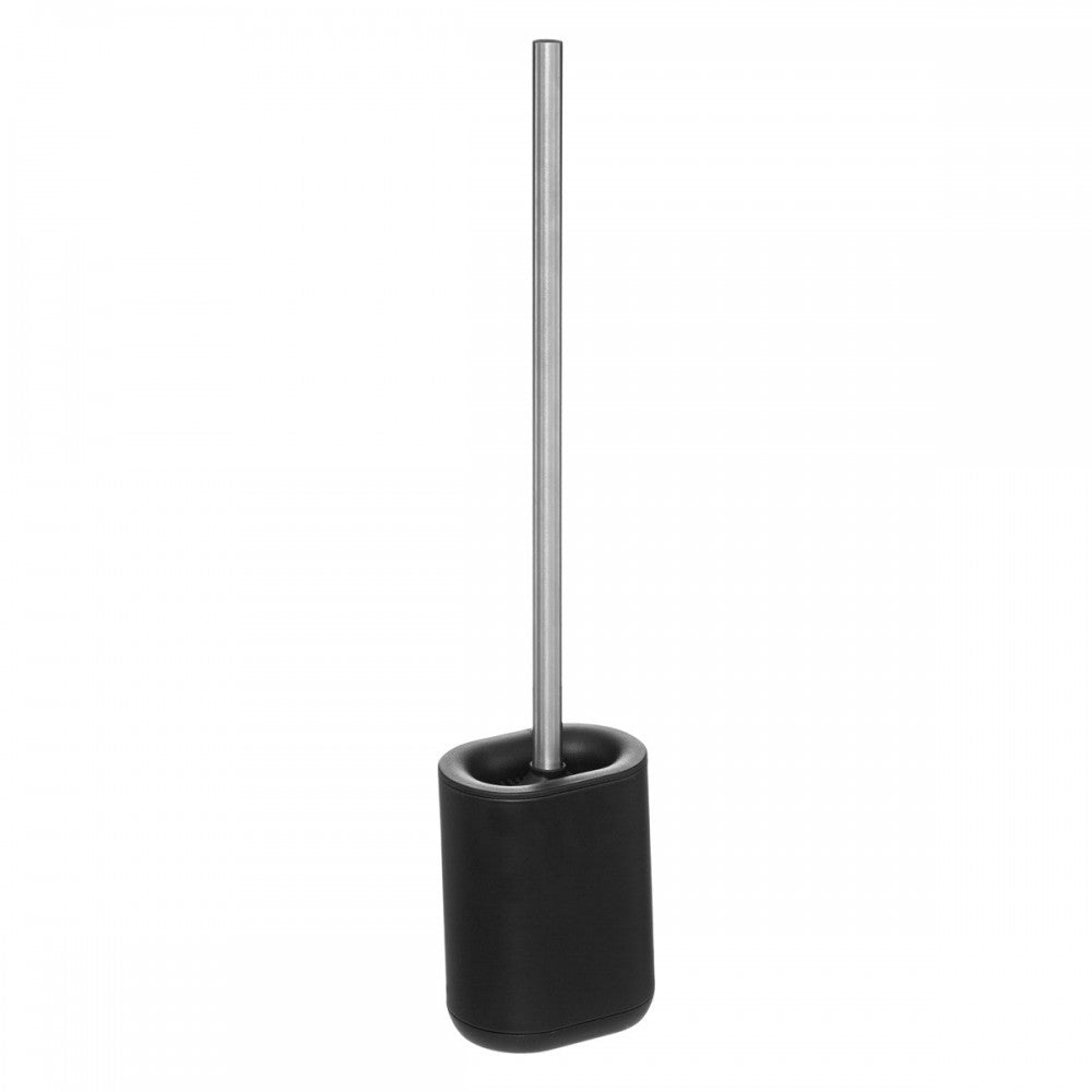 Perie WC Siliflex Black, 11.4 x 7.5 x H 53 cm