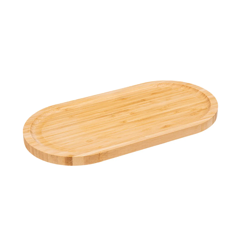 Platou oval bambus, 30 x 15 x H 1.5 cm