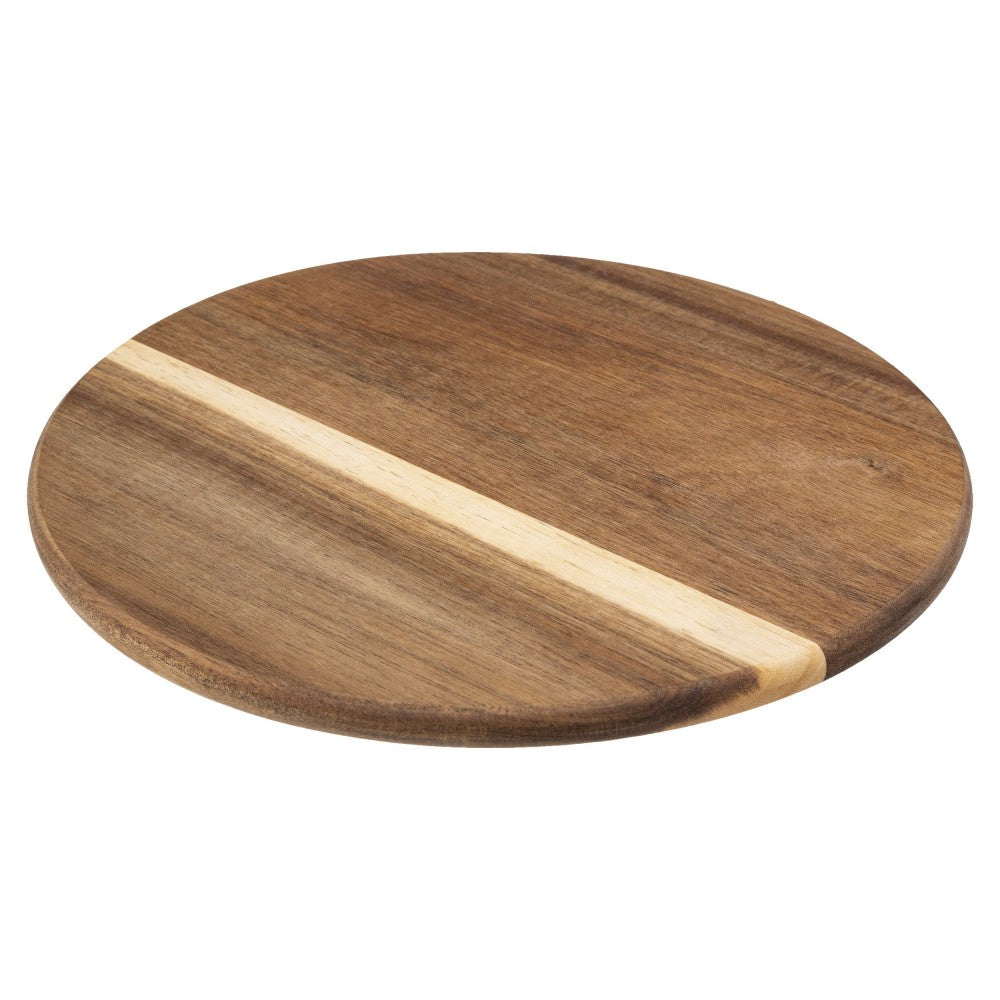 Platou servire Accacia, lemn, maro, 30 cm