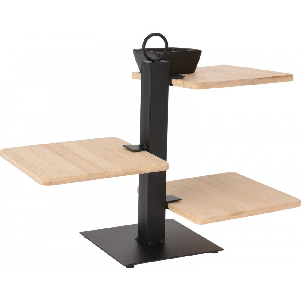 Platou servire etajat Alore, 3 nivele, 32 x 15 x H 27 cm