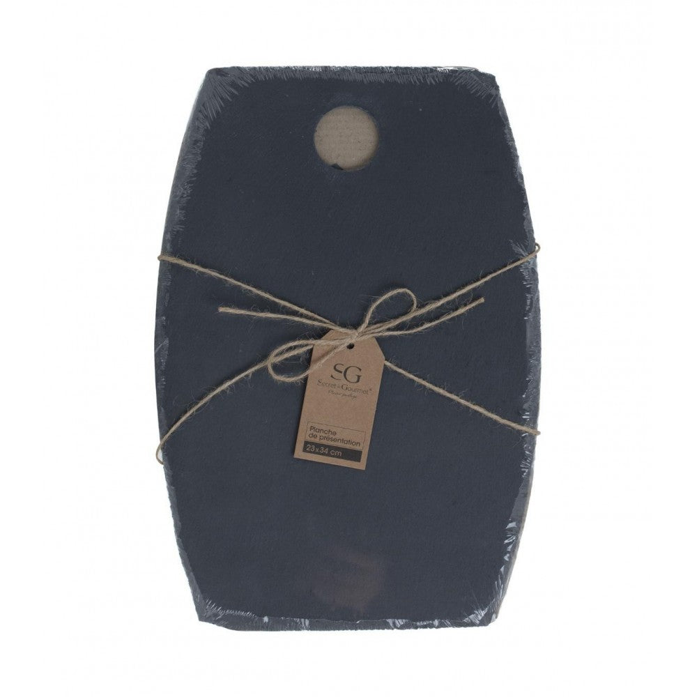 Platou servire Near, piatra ardezie, 34 x 23 cm