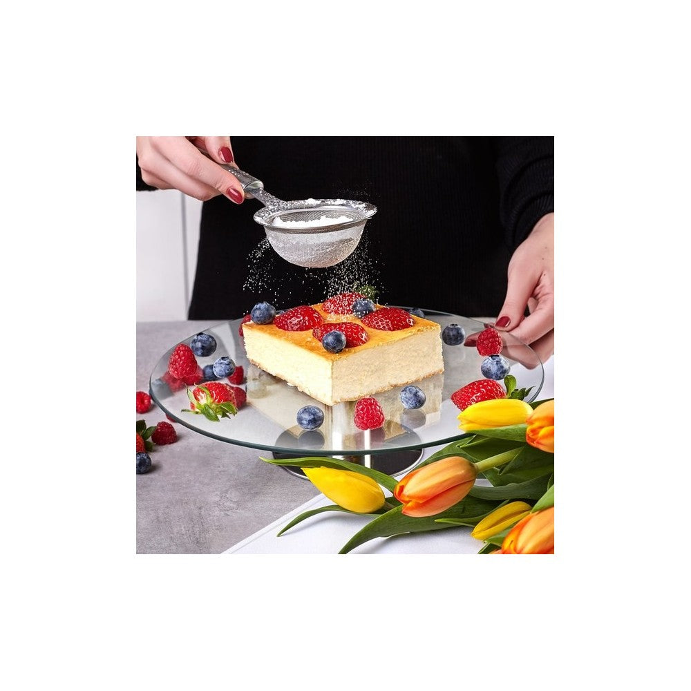 Platou servire tort Tadar, sticla, 30 cm, 108051
