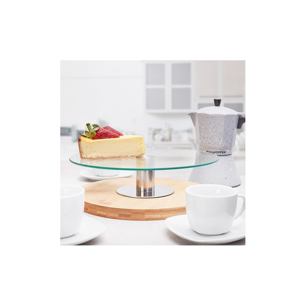 Platou servire tort Tadar, sticla, 30 cm, 108051