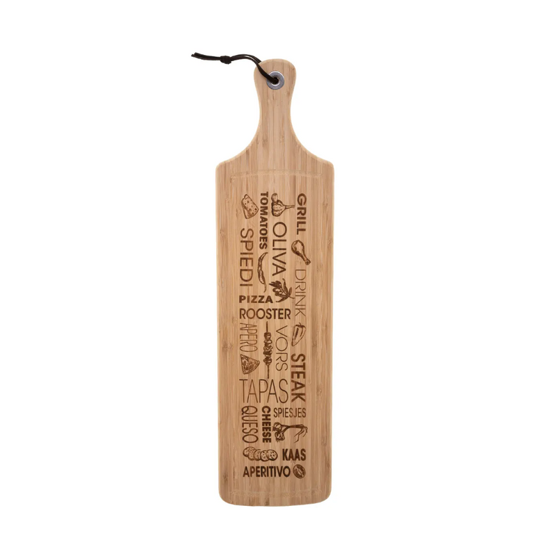 Platou servire word, lemn, 59.5 x 15.5 x 2 cm