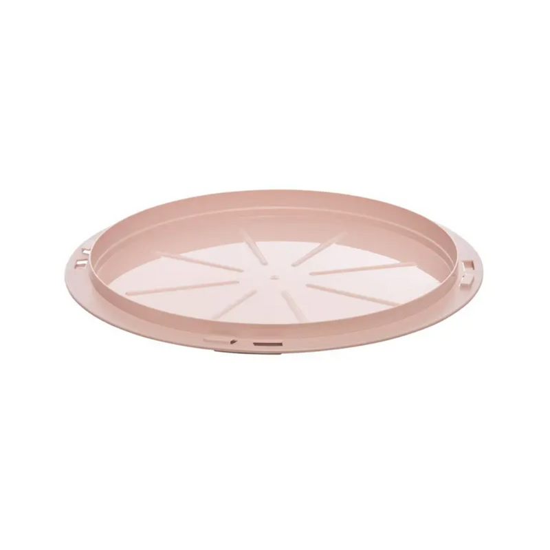 Platou tort cu capac Morsey, plastic, coral, 33 x 9 cm