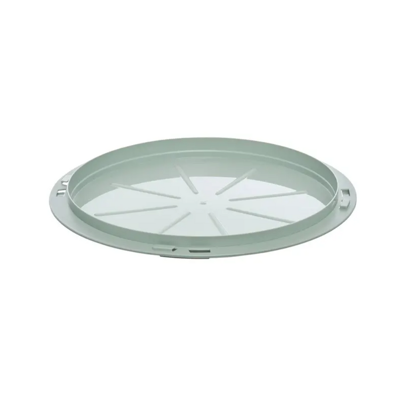 Platou tort cu capac Morsey, plastic, verde, 33 x 9 cm