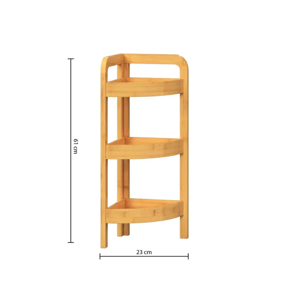 Raft colt Astog, bambus, 23 x 23 x 61 cm