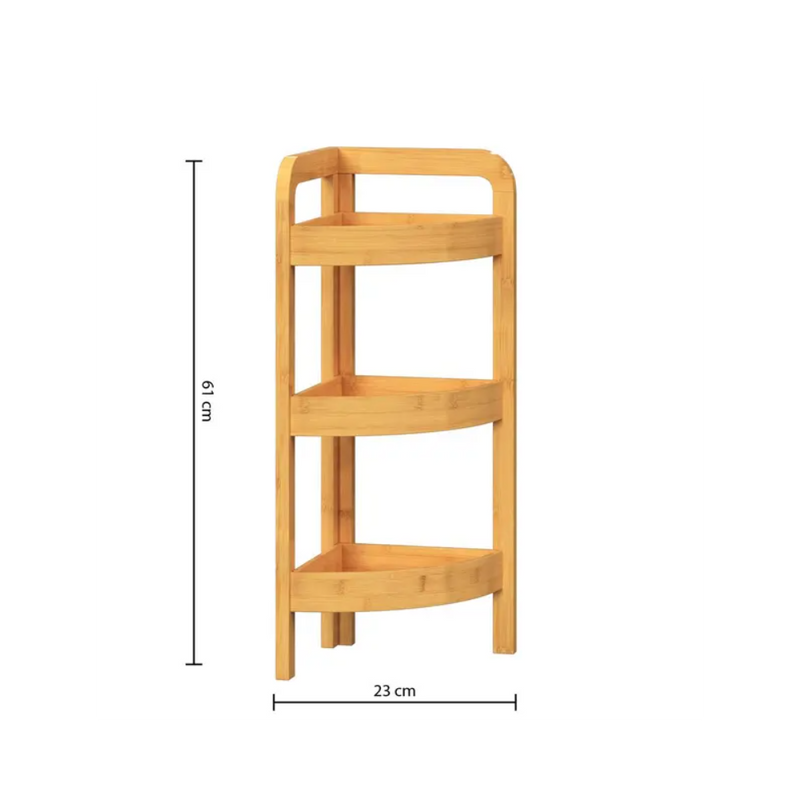 Raft colt Astog, bambus, 23 x 23 x 61 cm
