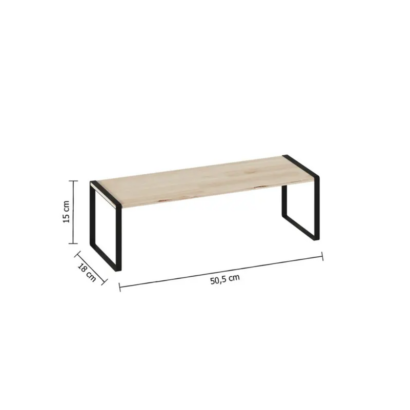 Raft masa Blackwood, 50 x D. 18 x H. 15 cm