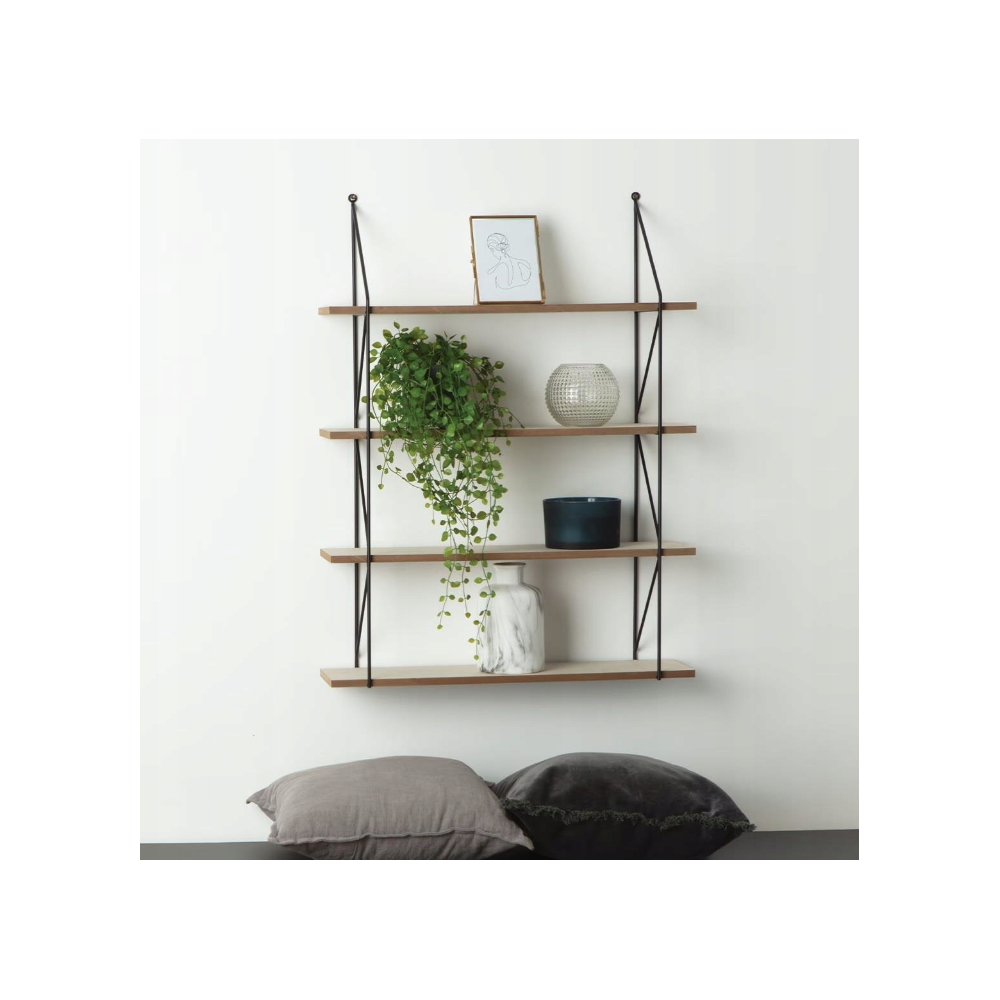 Raft perete Iris, MDF, metal, 60 x 80 cm