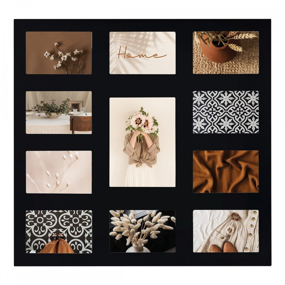 Ansamblu rame foto Black Joint, MDF, 55 x 53 cm