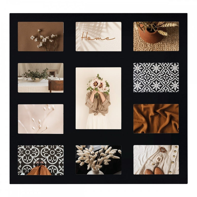 Ansamblu rame foto Black Joint, MDF, 55 x 53 cm