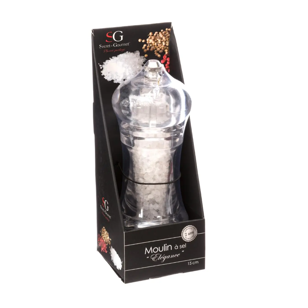 Rasnita sare SG, acril, mecanism ceramica, 15 cm