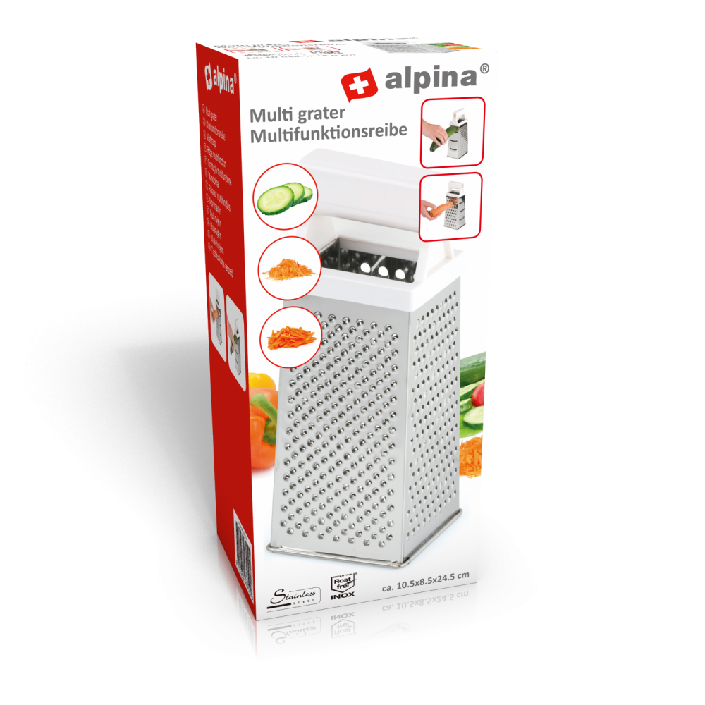 Razatoare Alpina, inox, 10.5 x 8.5 x 24.5 cm