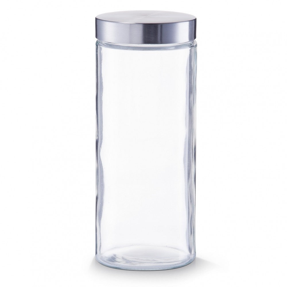 Recipient depozitare Dinq, sticla, 2 l, 11 x 27.5 cm