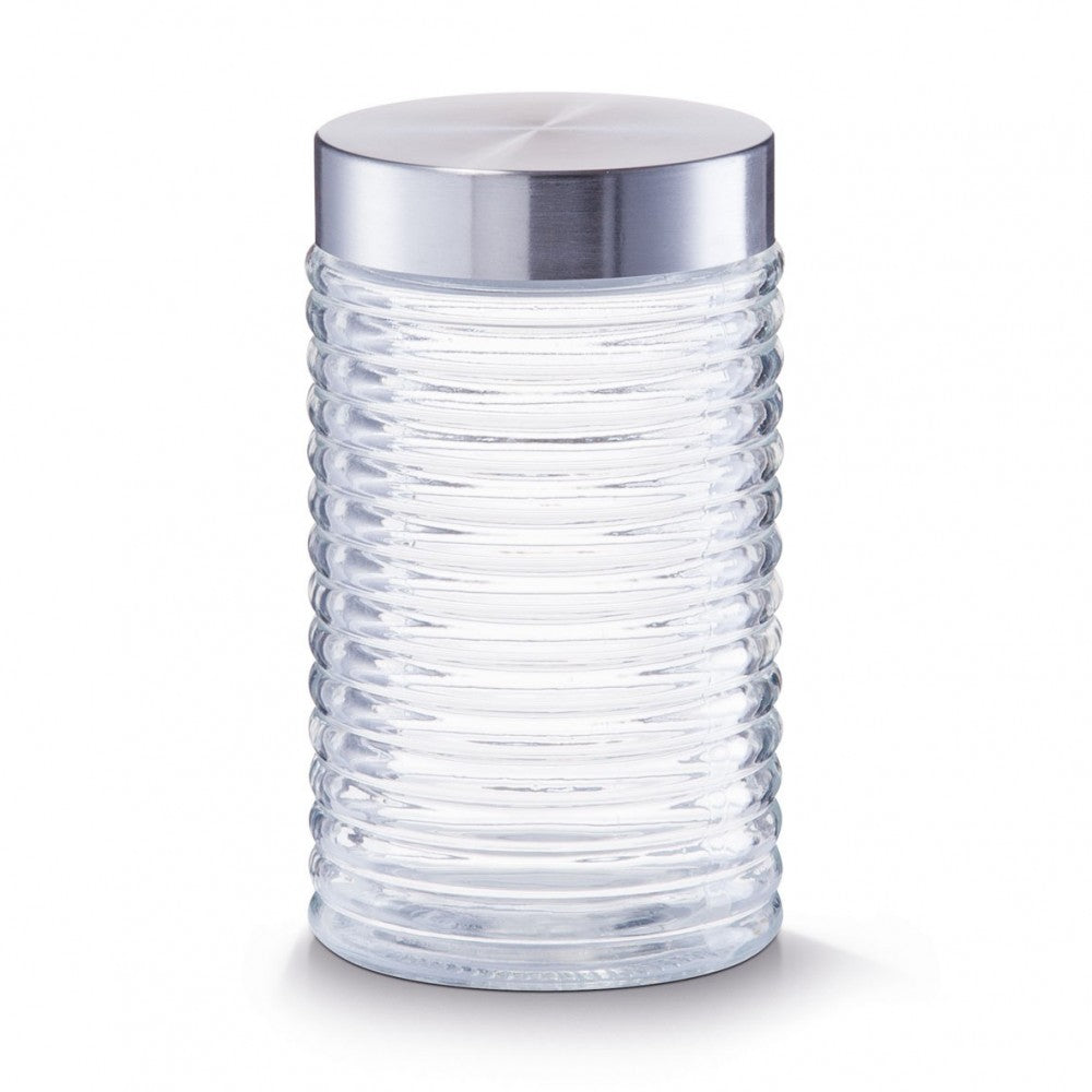 Recipient depozitare Zeller, sticla, 1400 ml, 10.5 x 22.5 cm