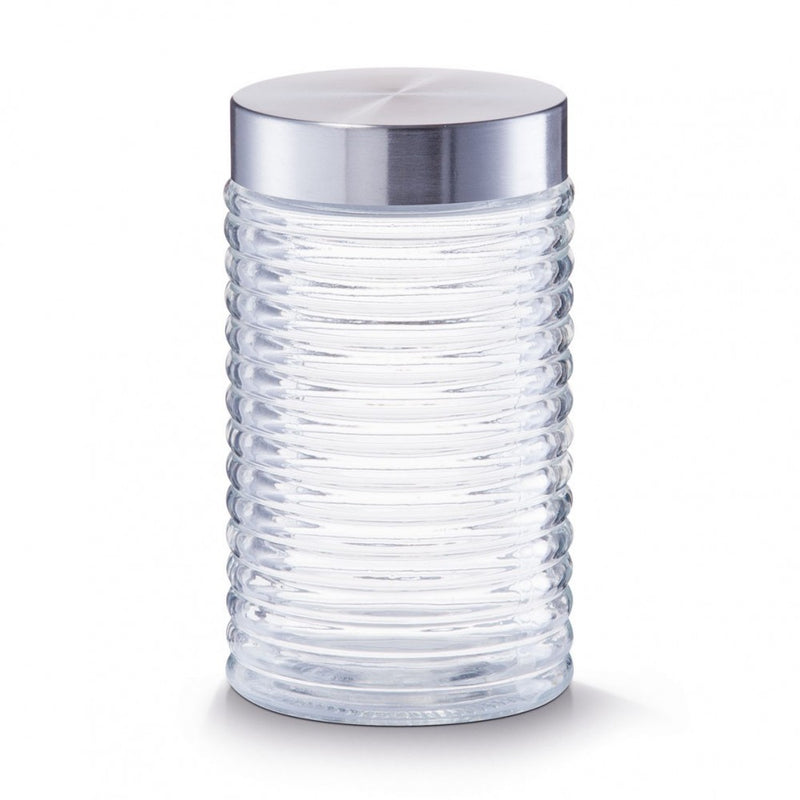 Recipient depozitare Zeller, sticla, 1400 ml, 10.5 x 22.5 cm