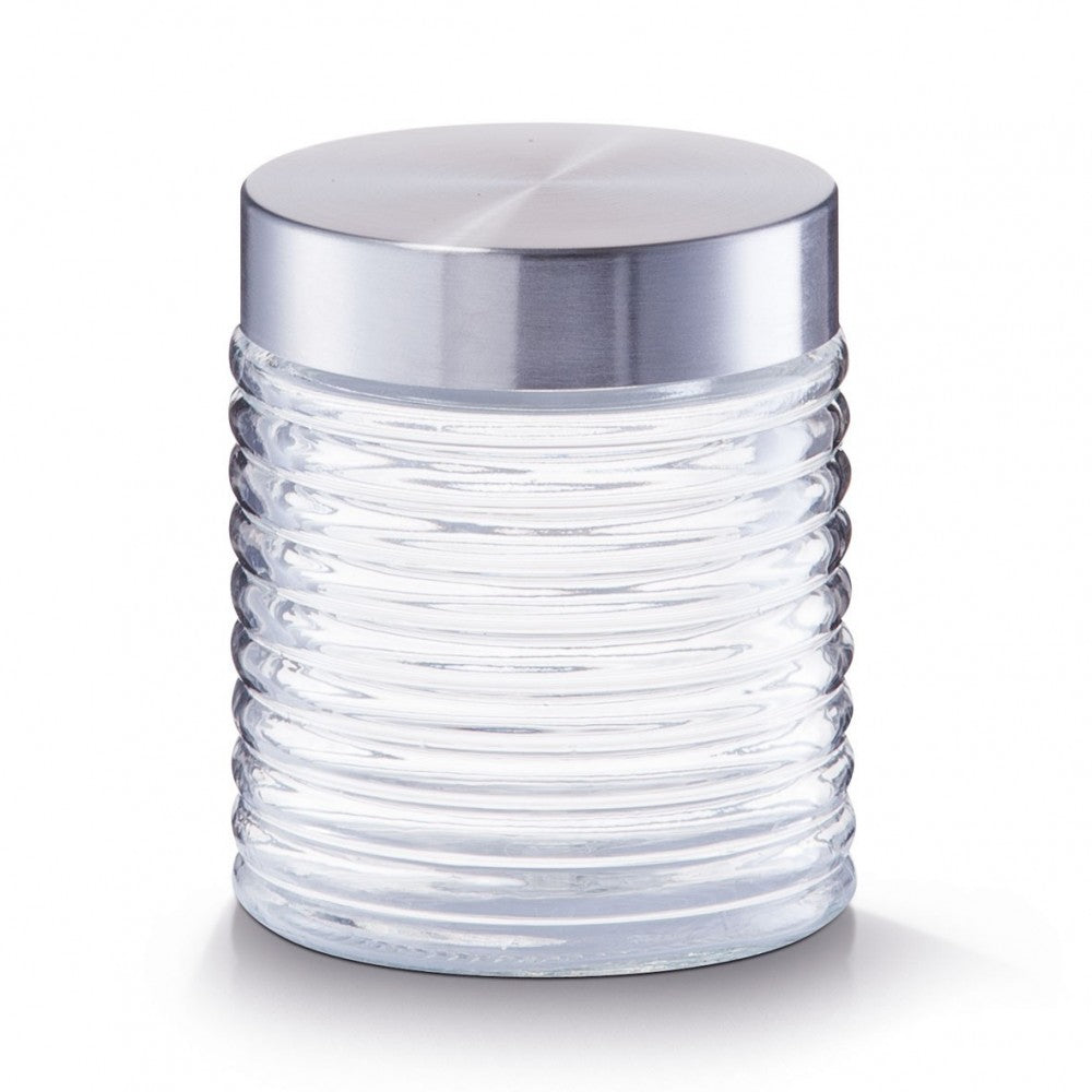 Recipient depozitare Zeller, sticla, 650 ml, 10.5 x 12.5 cm