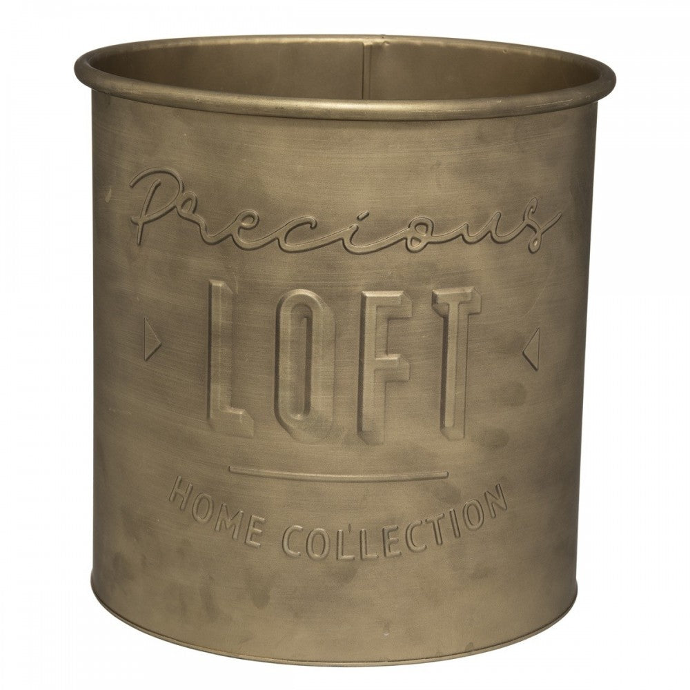 Set 3 ghivece flori Golden Loft, metal, 20.3xH18.5 cm, 24.5xH.23.5 cm, 30xH30.4cm