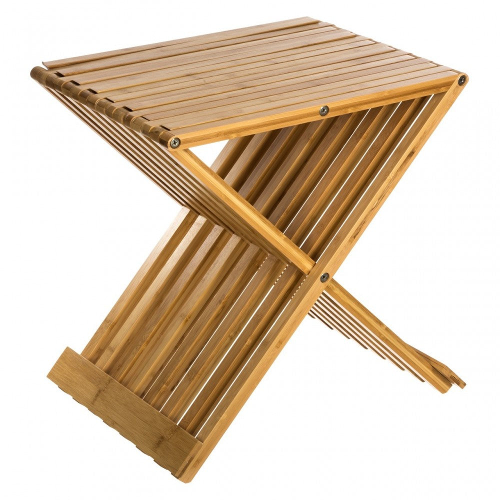 Scaun bambus Arena, pliabil, 40 x 32 x 45 cm
