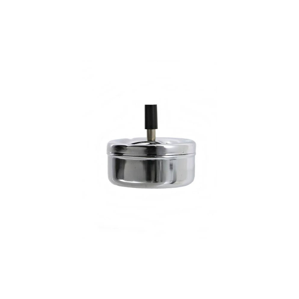 Scrumiera Ash, buton, metal cromat, 11 cm