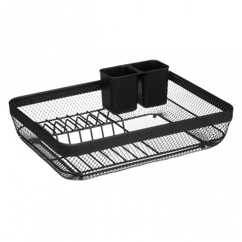 Scurgator vase Mojy, otel, negru, 43 x 32 x 13.5 cm