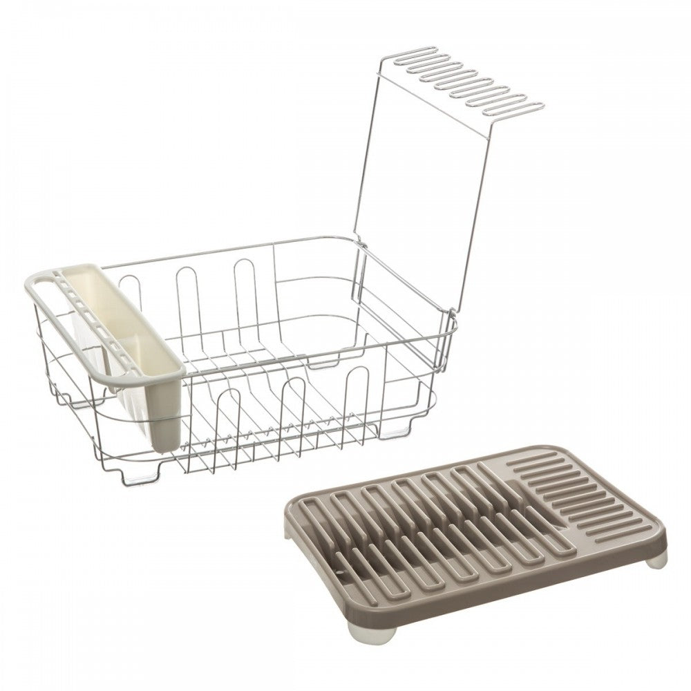 Scurgator vase Neo Bej, otel cromat, 44x36x16cm