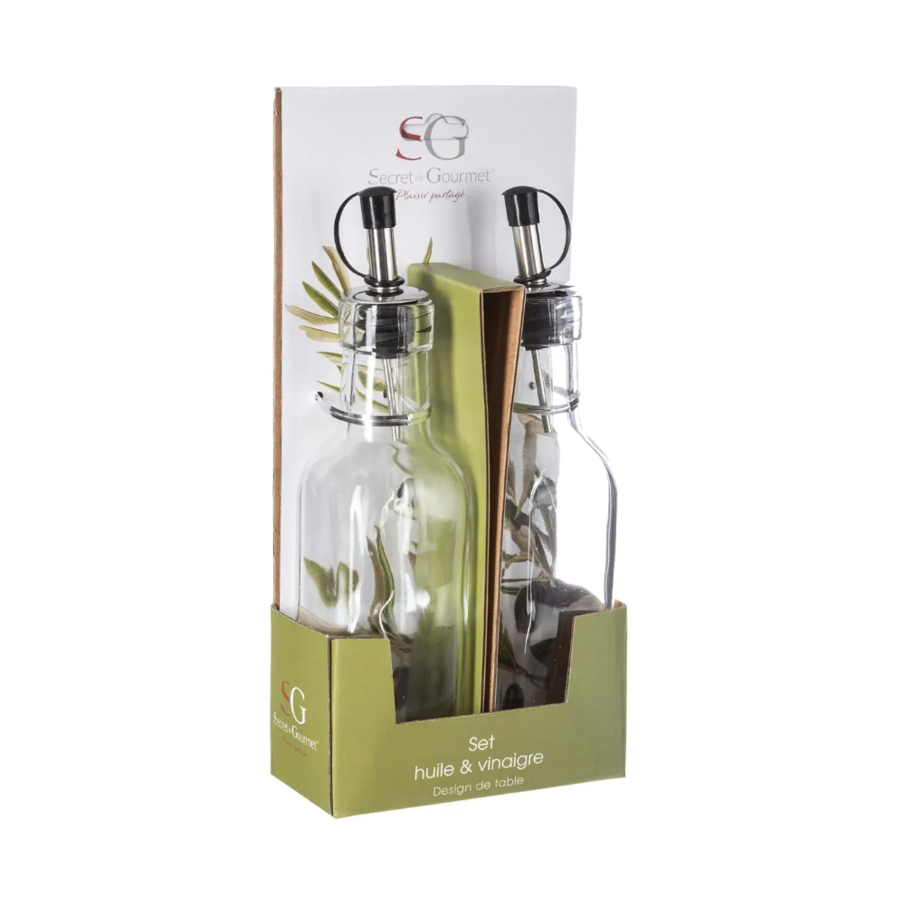 Set 2 oliviere Classico, sticla, 160 ml, 4.9 x H19 cm
