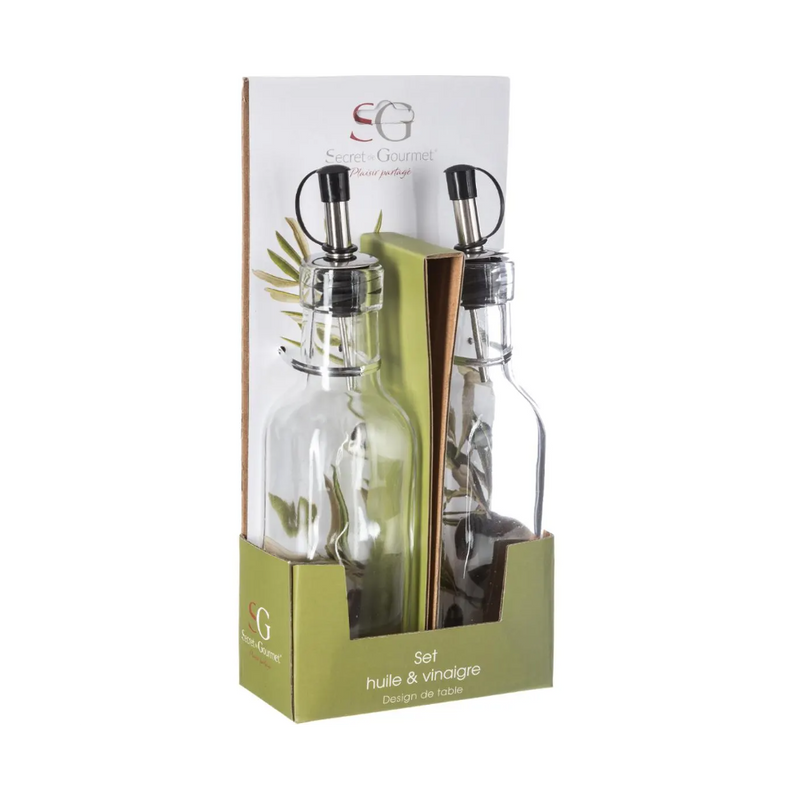 Set 2 oliviere Classico, sticla, 160 ml, 4.9 x H19 cm