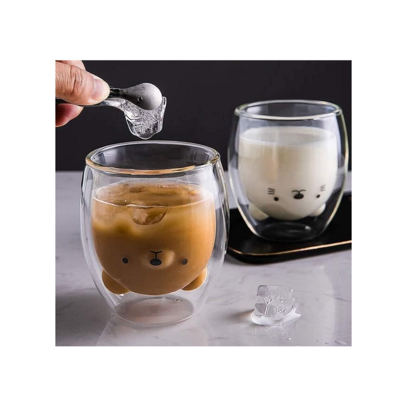 Set 2 pahare Animaux, sticla borosilicata, 250 ml 2 pcs