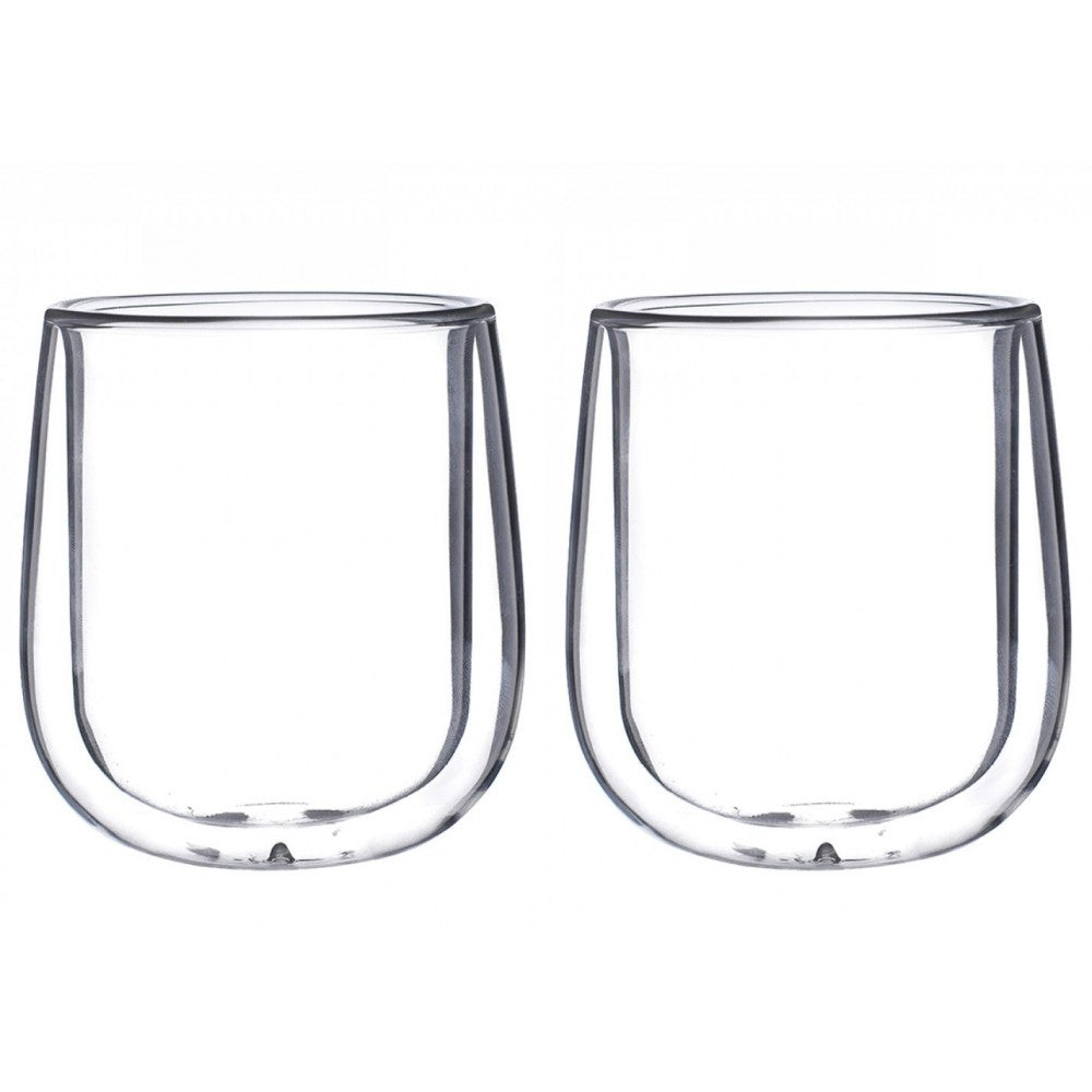 Set 2 pahare Arlen, pereti dubli, sticla borosilicata, 250 ml, 9x9.5 cm