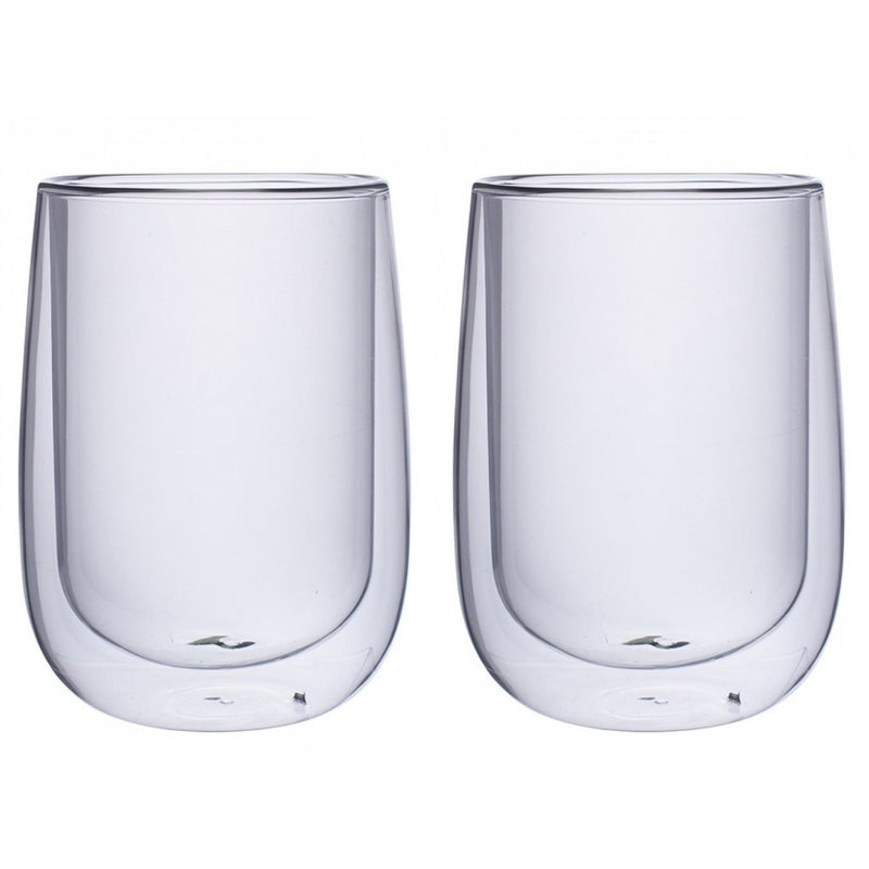 Set 2 pahare Arlen, pereti dubli, sticla borosilicata, 9x12.5 cm, 450 ml