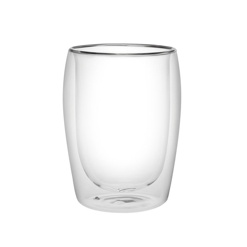 Set 2 pahare espresso Vivo, sticla borosilicata, pereti dubli, 80 ml