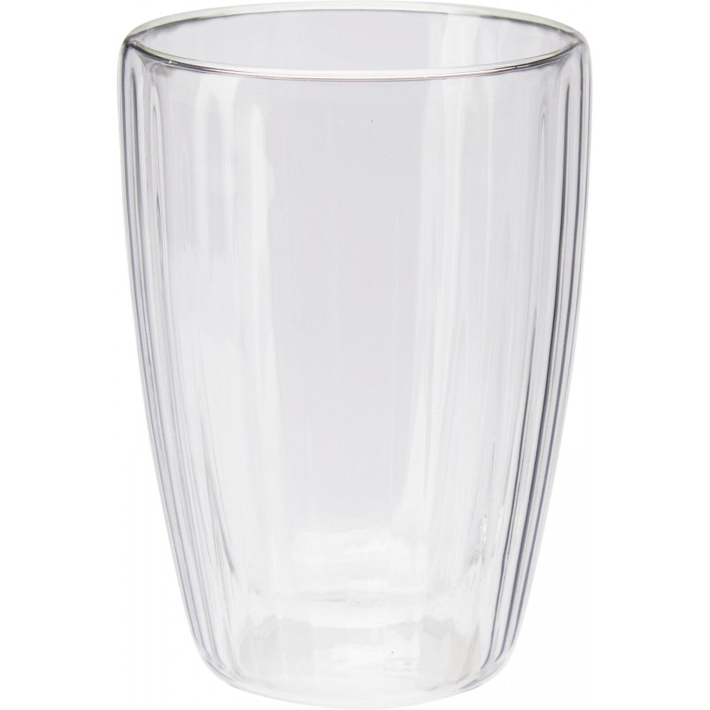 Set 2 pahare Ribs, pereti dubli, 350 ml