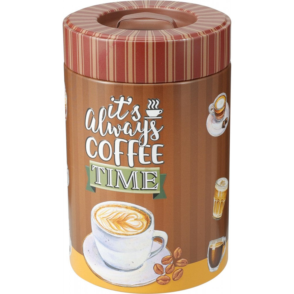 Set 2 recipiente cafea si ciocolata Eh Multicolor, metal, 10x 16 cm