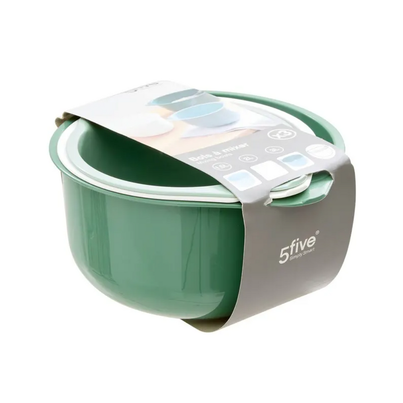 Set 3 boluri plastic Aretzo, 1.5L 2L 3L
